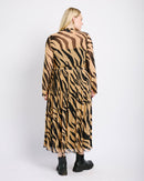 Pleated Mesh Skirt in Big Zebra - Me&B