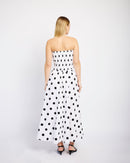 Cotton Poplin Skirt in Spot