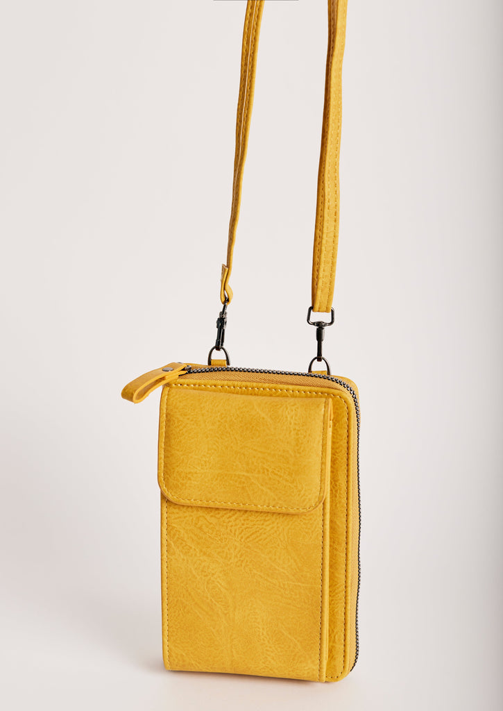 Me&B. Women's clothing. Accessories. Mango handbag. Yellow phone bag. Crossbody phone pouch. Local Cape Town brand. 