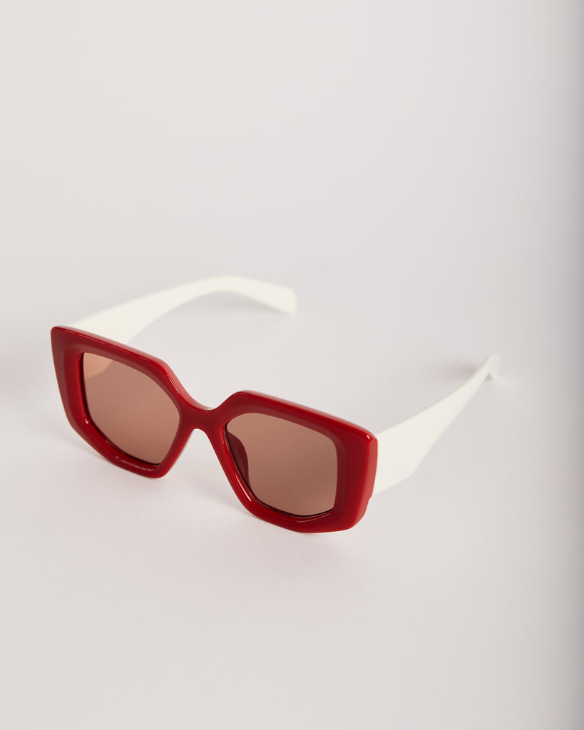 Me&B. Accessories. Sunglasses. Hawaii Sunglasses. Red and White Sunglasses. Local Cape Town Brand.