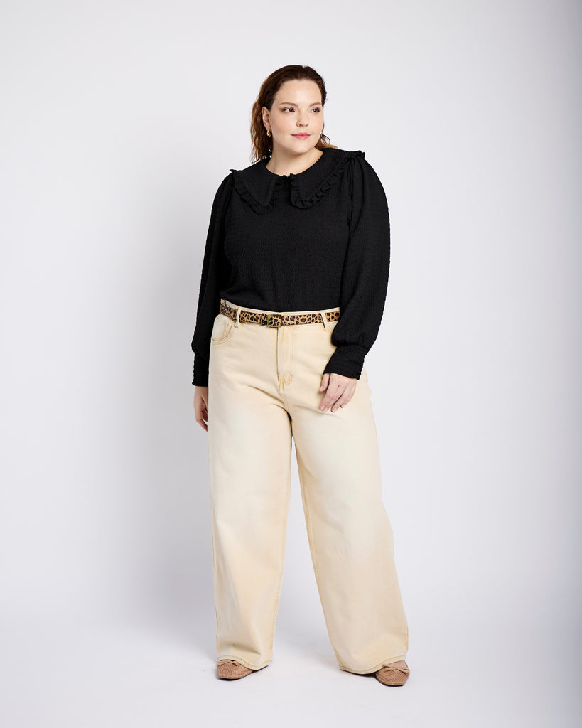 Adjustable Waist Jean in Mocha - Me&B