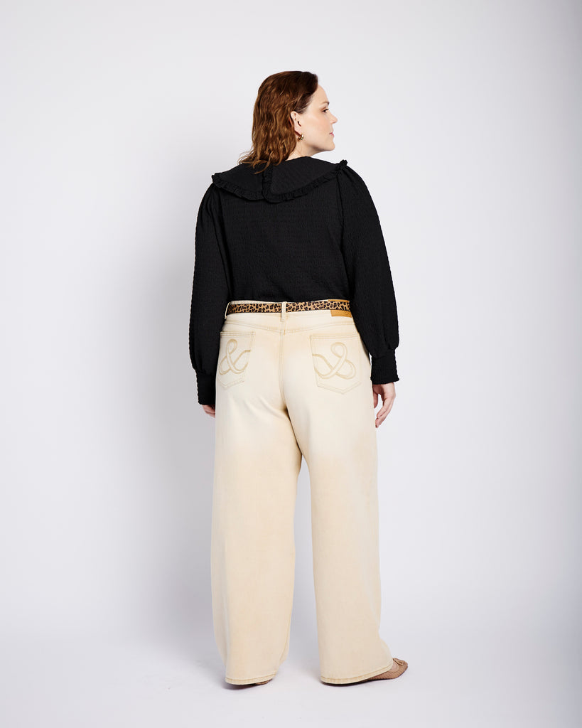 Adjustable Waist Jean in Mocha - Me&B