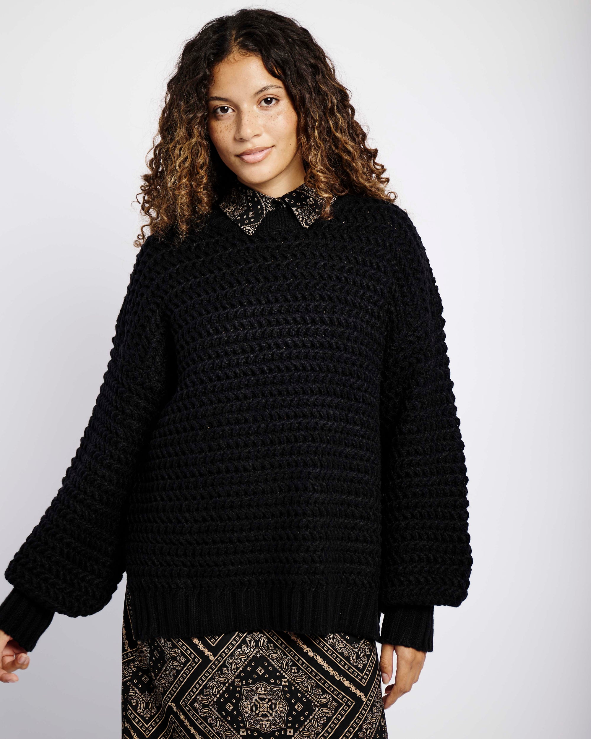 Chunky Loose Knit Jumper - Me&B