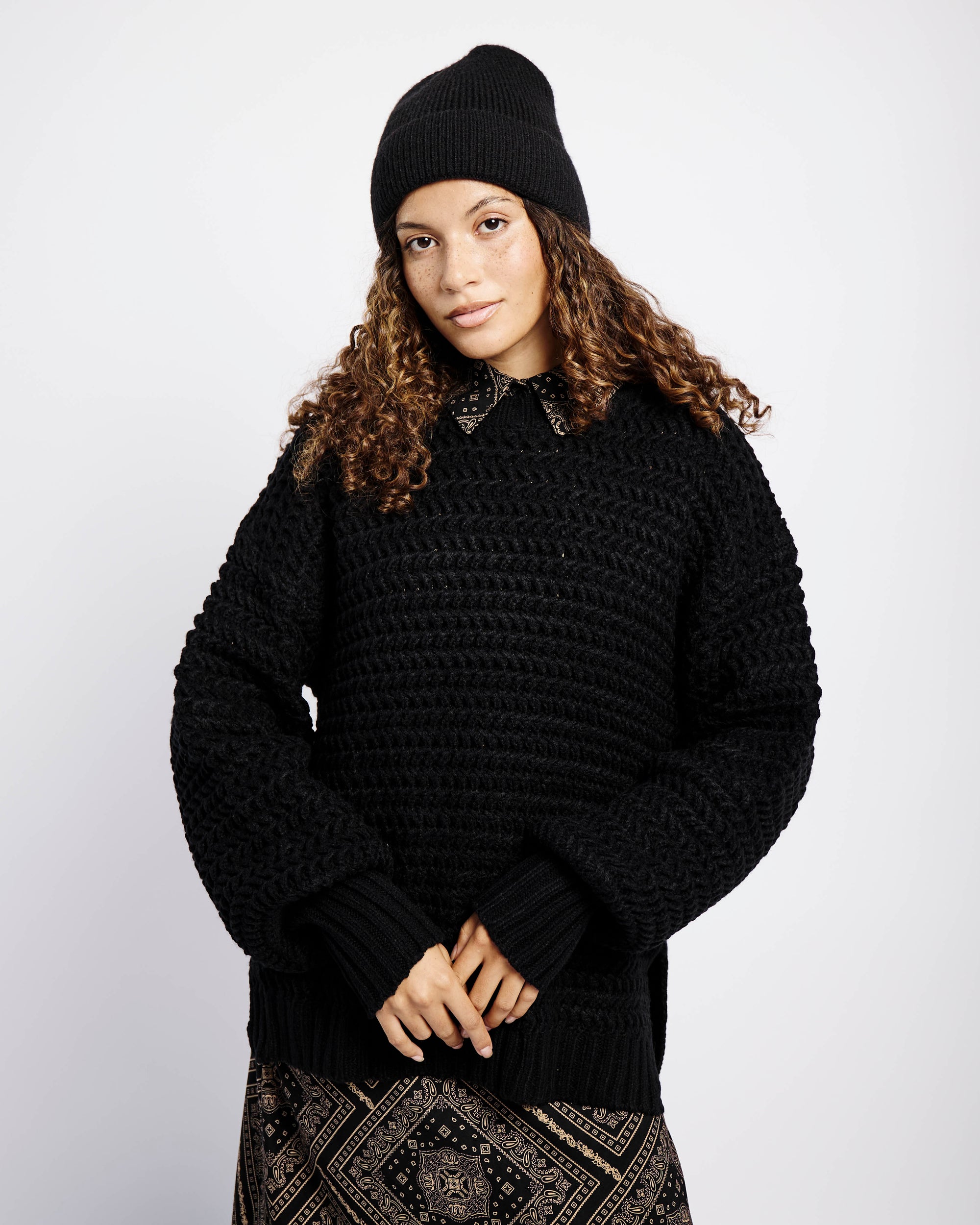 Chunky Loose Knit Jumper - Me&B