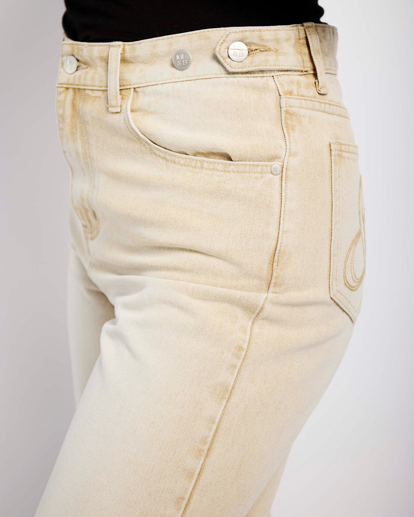 Adjustable Waist Jean in Mocha - Me&B