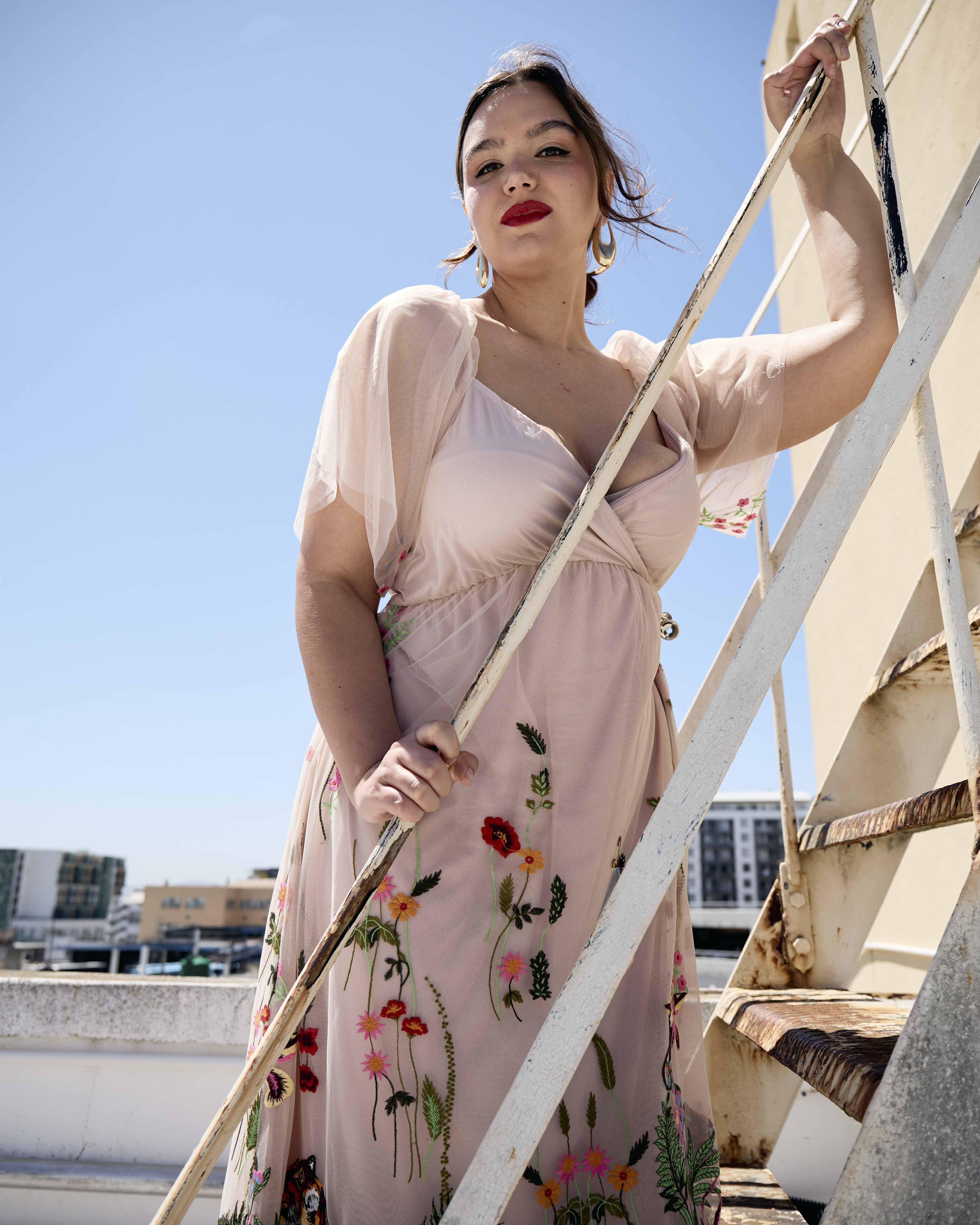 Tulle Lined Dress in Tiger Tulle