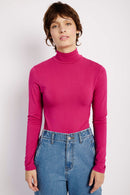 Basic Longsleeve Polo in Raspberry - Me&B