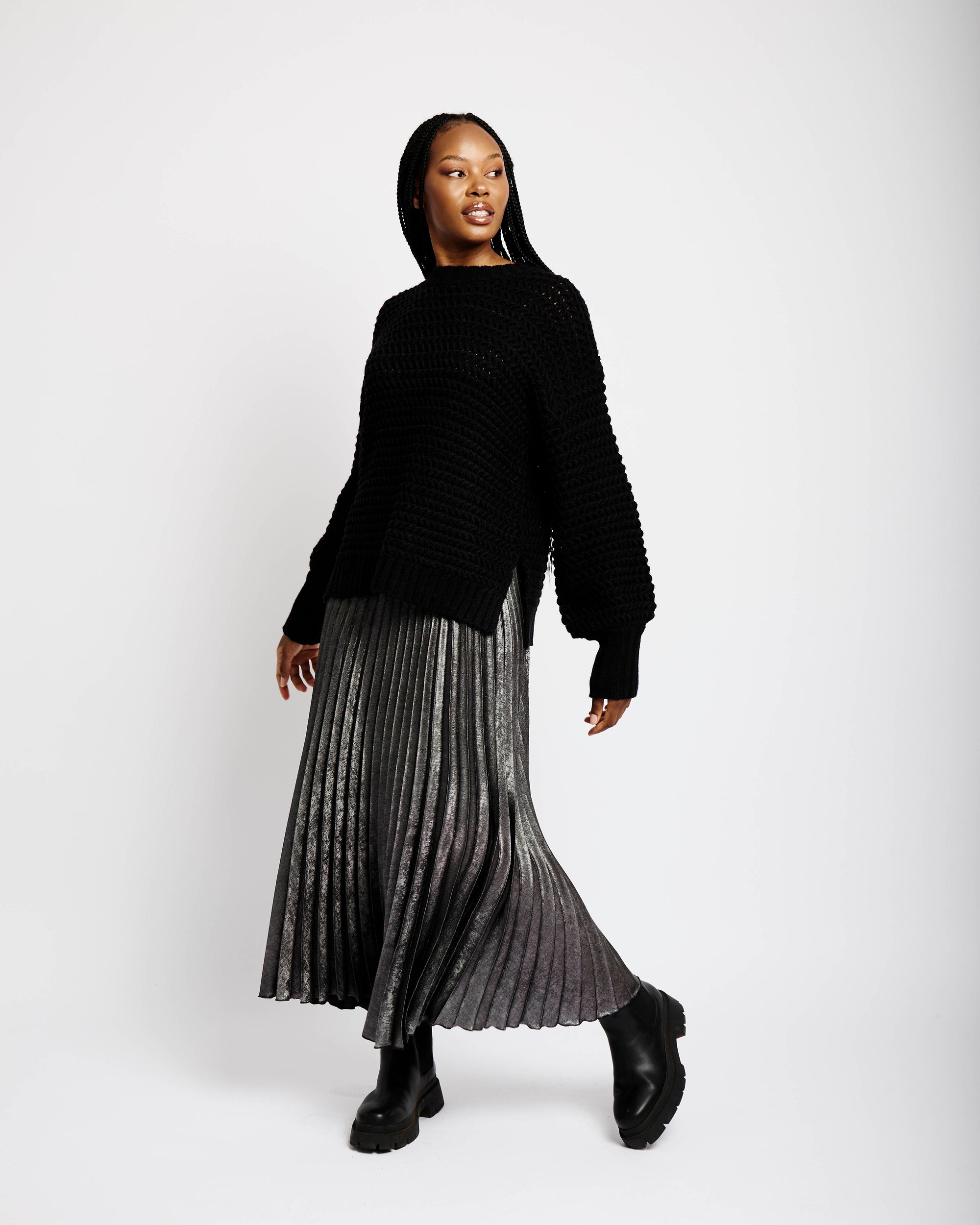 Chunky Loose Knit Jumper - Me&B