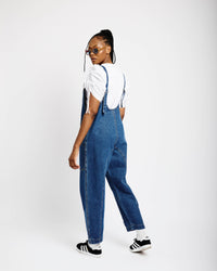 Relaxed Dungaree in Blue Denim - Me&B