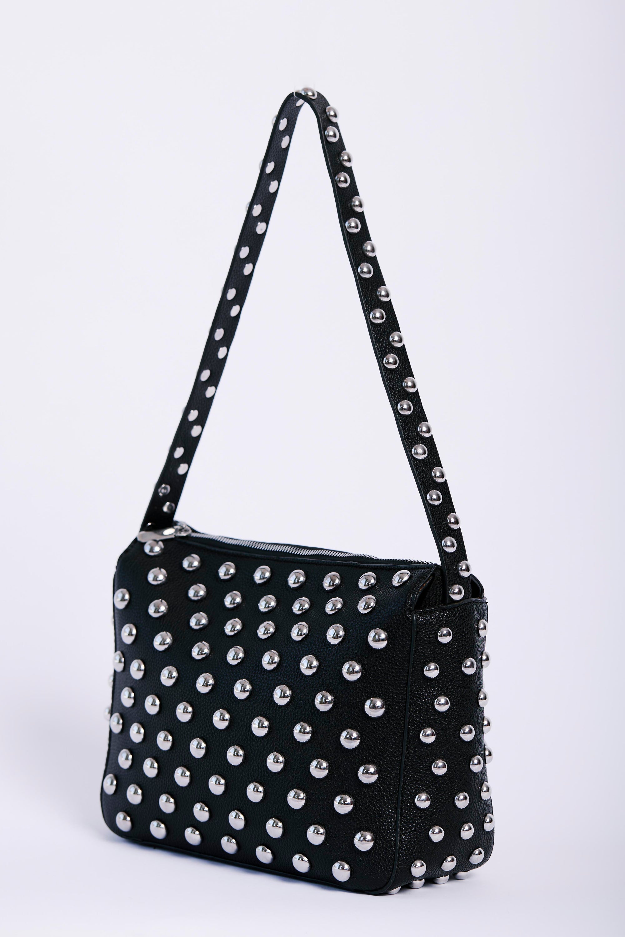 product image of black bag with silver studs