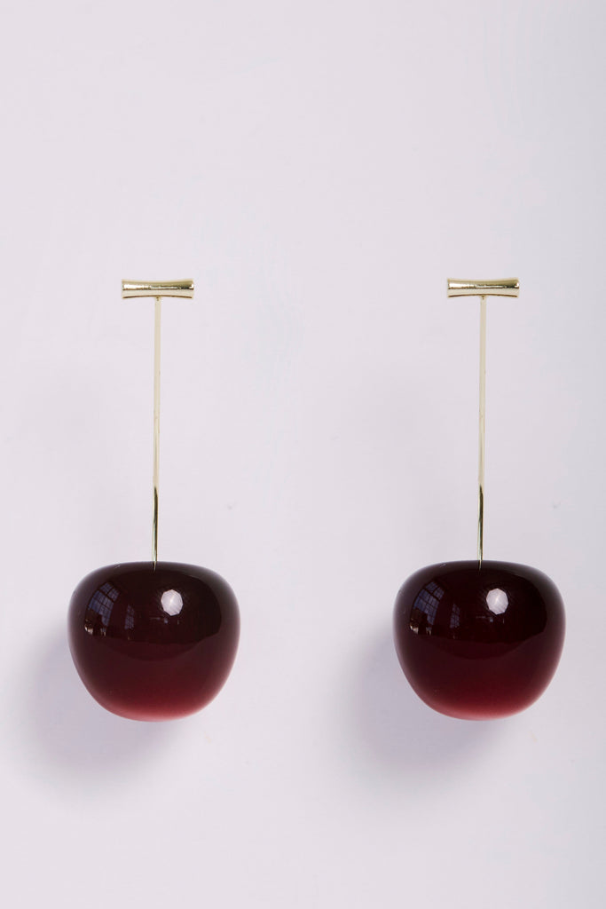 cherry earrings