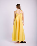 Maxi Swing Sun Dress in Yellow