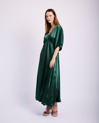 Joy Kaftan in Bottle Green