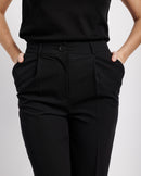 Ultimate Tailored Tapered Leg in Black - Me&B