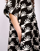The Tunic Bib Front Dress in Sun Stripe