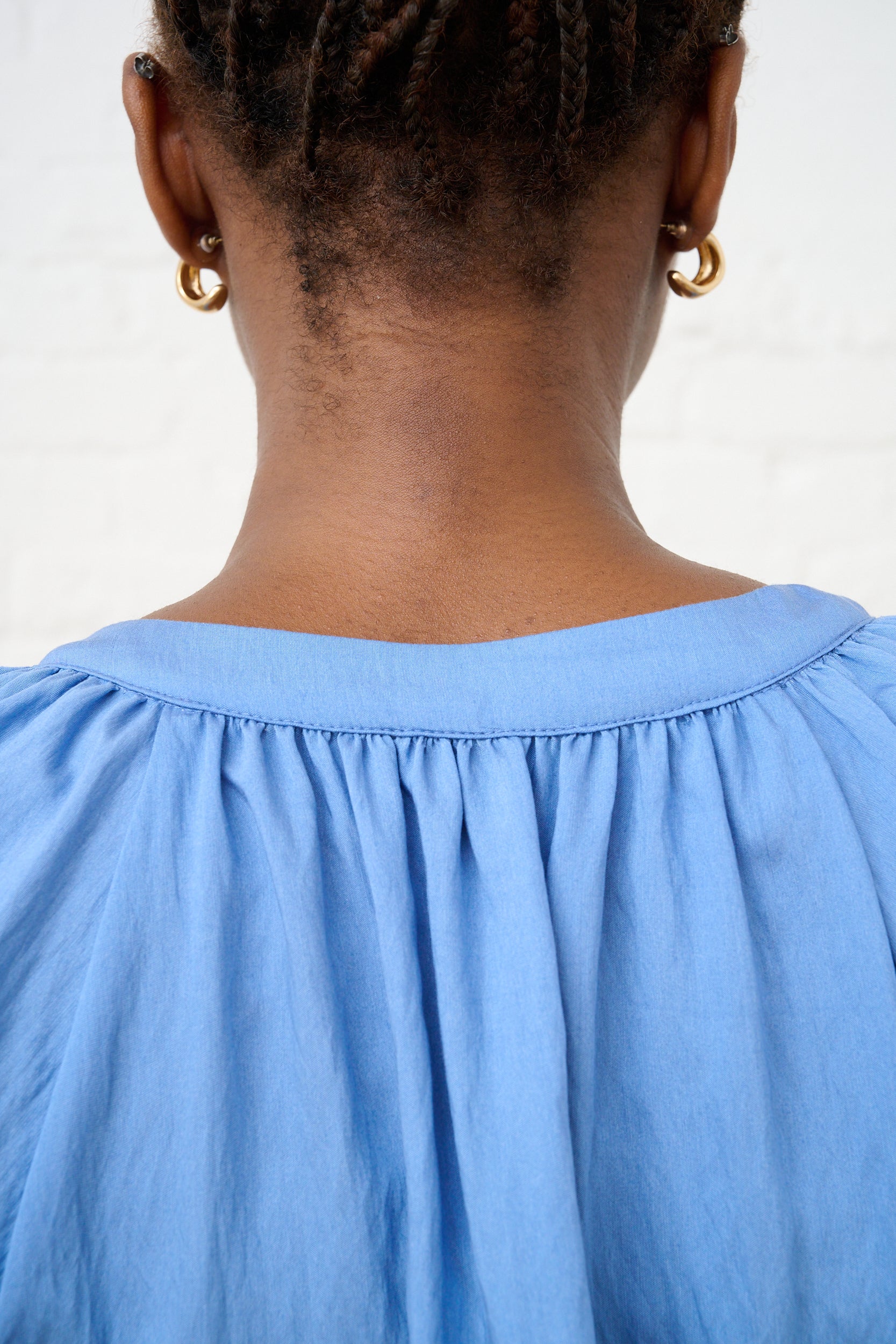 Maxi Tunic Shirtdress in Midnight Poppy