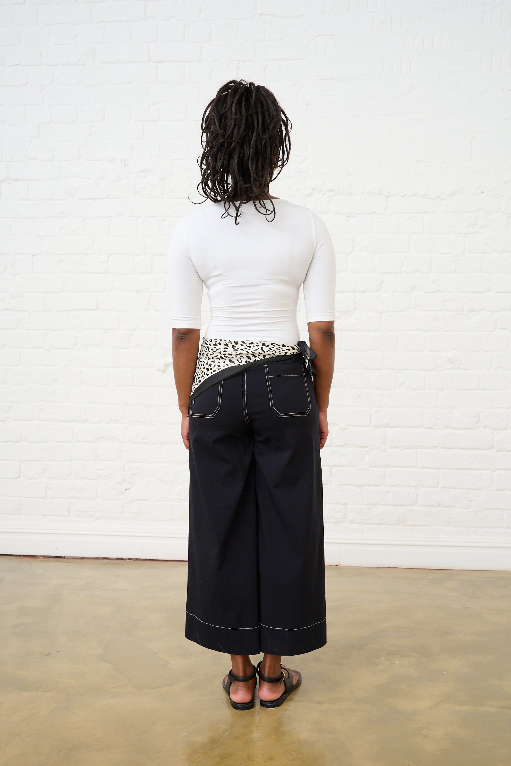 Boat Neck Essential Top in Milk