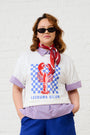 The Boxy Tee with Lobster Print