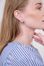 Silver Star Fish Studs