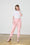 The Mom Jean in Pink Stripe