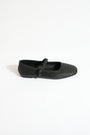 Black Mary Jane woven shoes