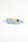 Light blue suede flat shoe on a white background by Me&B