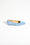 Light blue suede flat shoe on a white background by Me&B