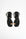 Luxe Crossover Sandal in Black