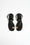 Luxe Crossover Sandal in Black