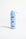 Light blue water bottle with red crab design on a white background