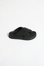 Chunky Woven Sandal in Black