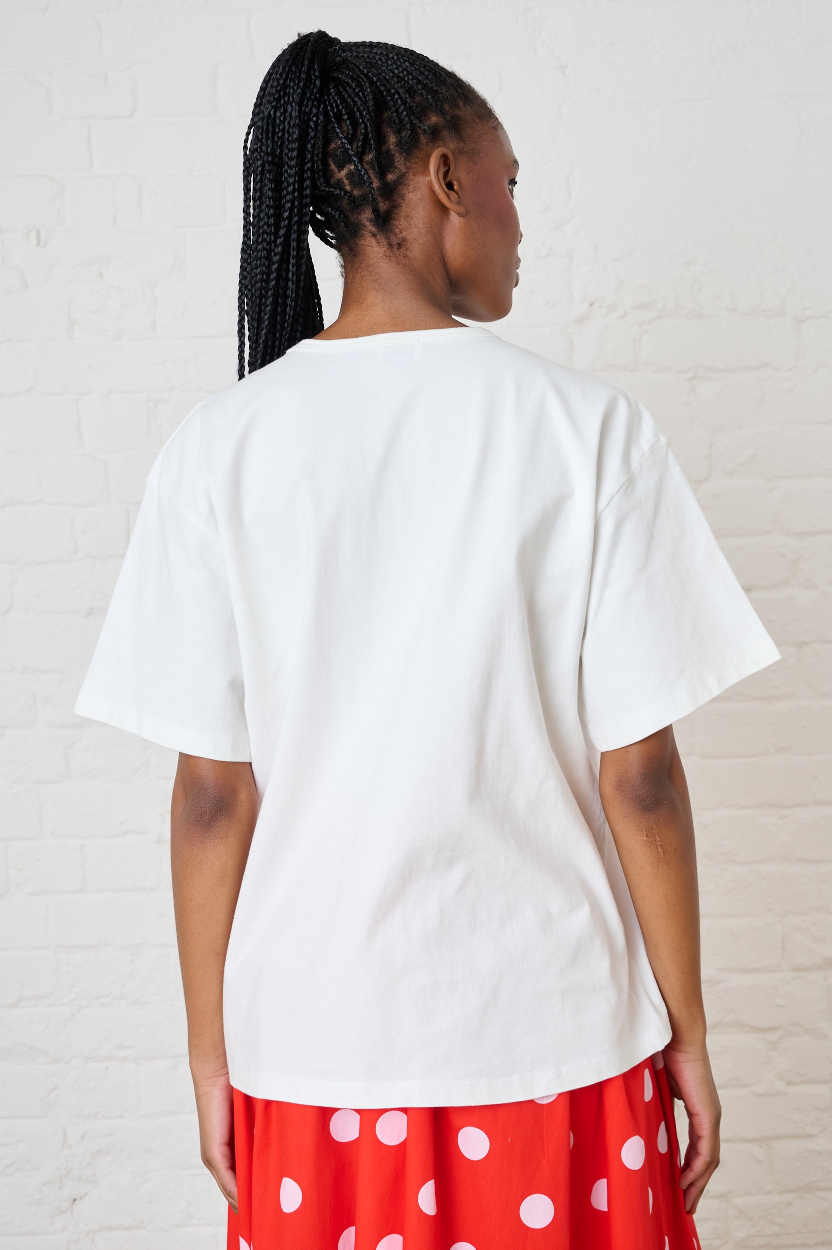 The Boxy Tee with Strawberry Print