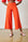 Stretch Wide Leg Cropped Pants in Coral