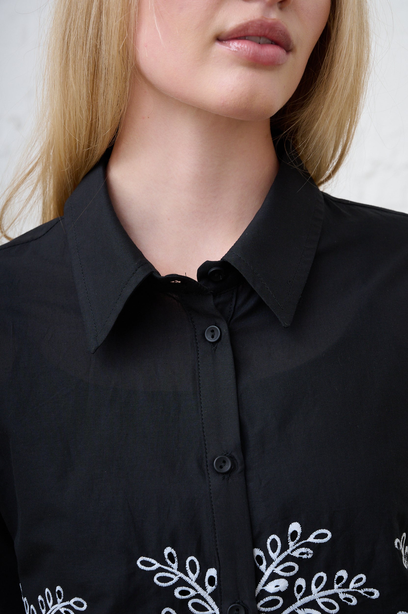 Classic Shirt in Palm Anglaise