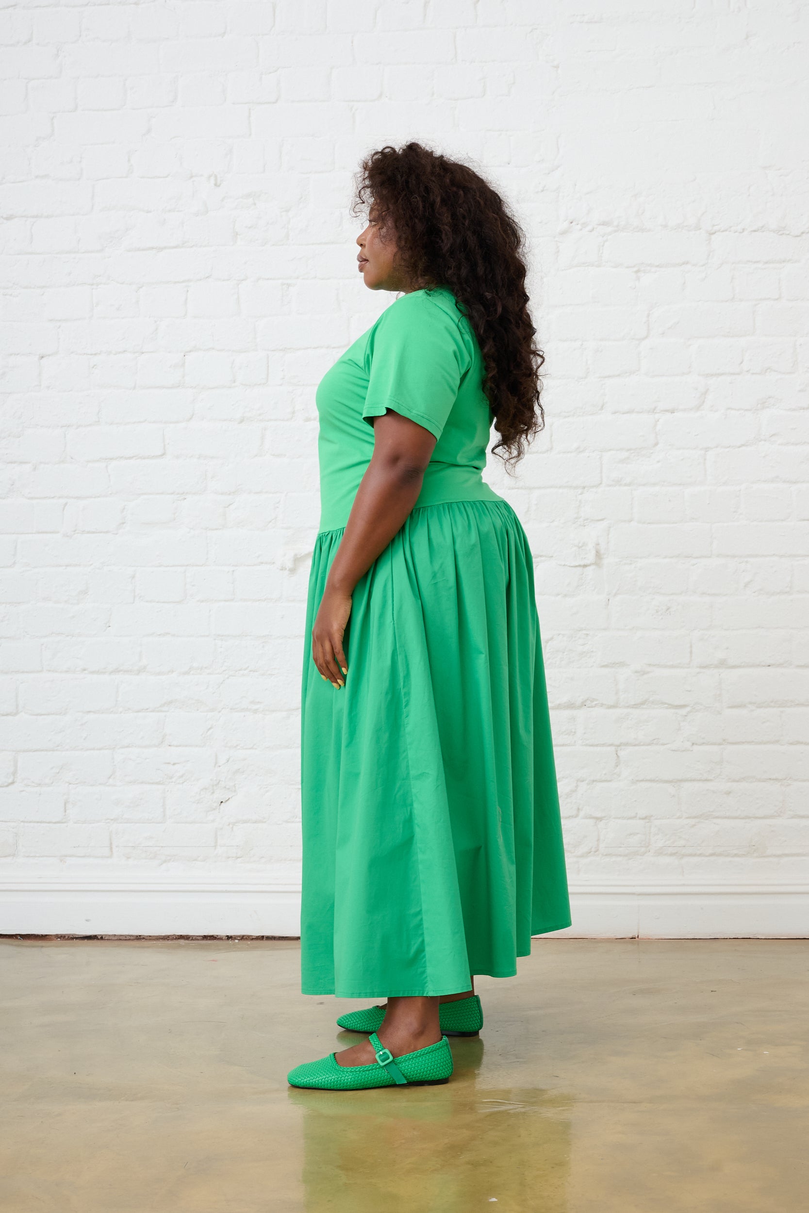 The Everyday Combo Dress in Green
