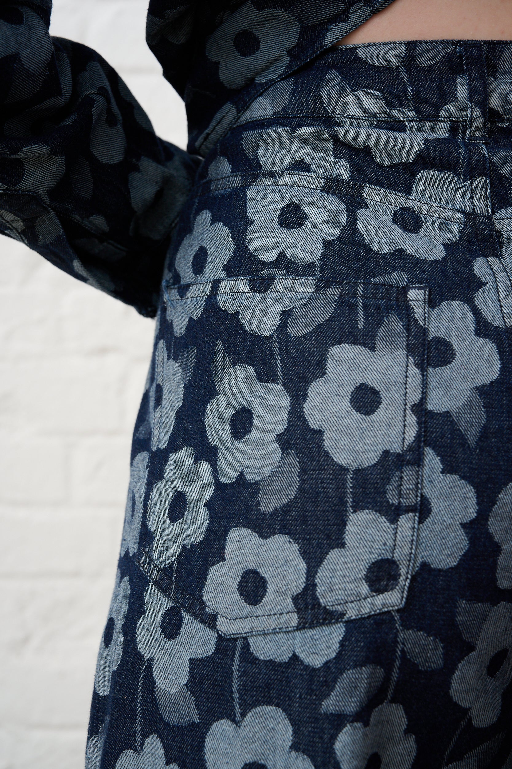 Roxy Wide Leg Jeans in Daisy Denim