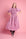 Shirring Cotton Dress in Pink Check