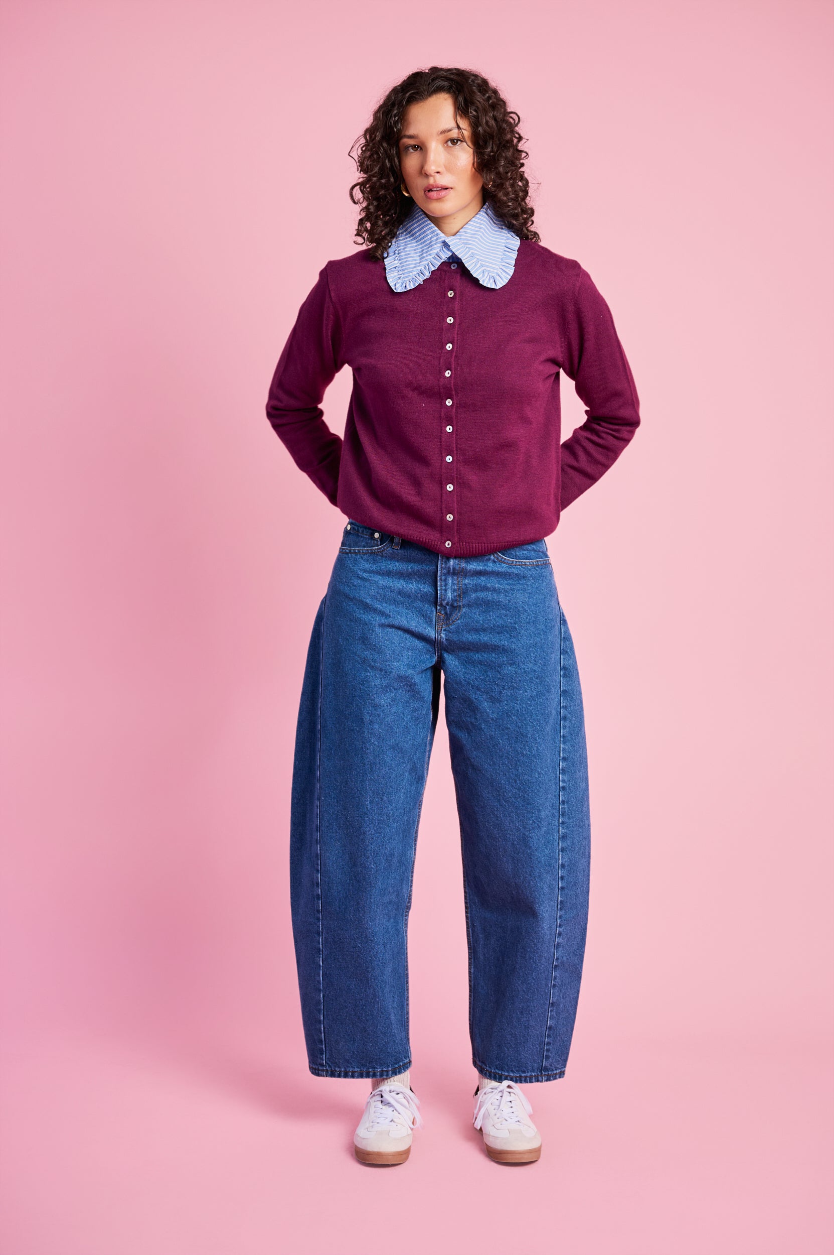 The Ultimate Barrel Leg Jeans in Medium Wash