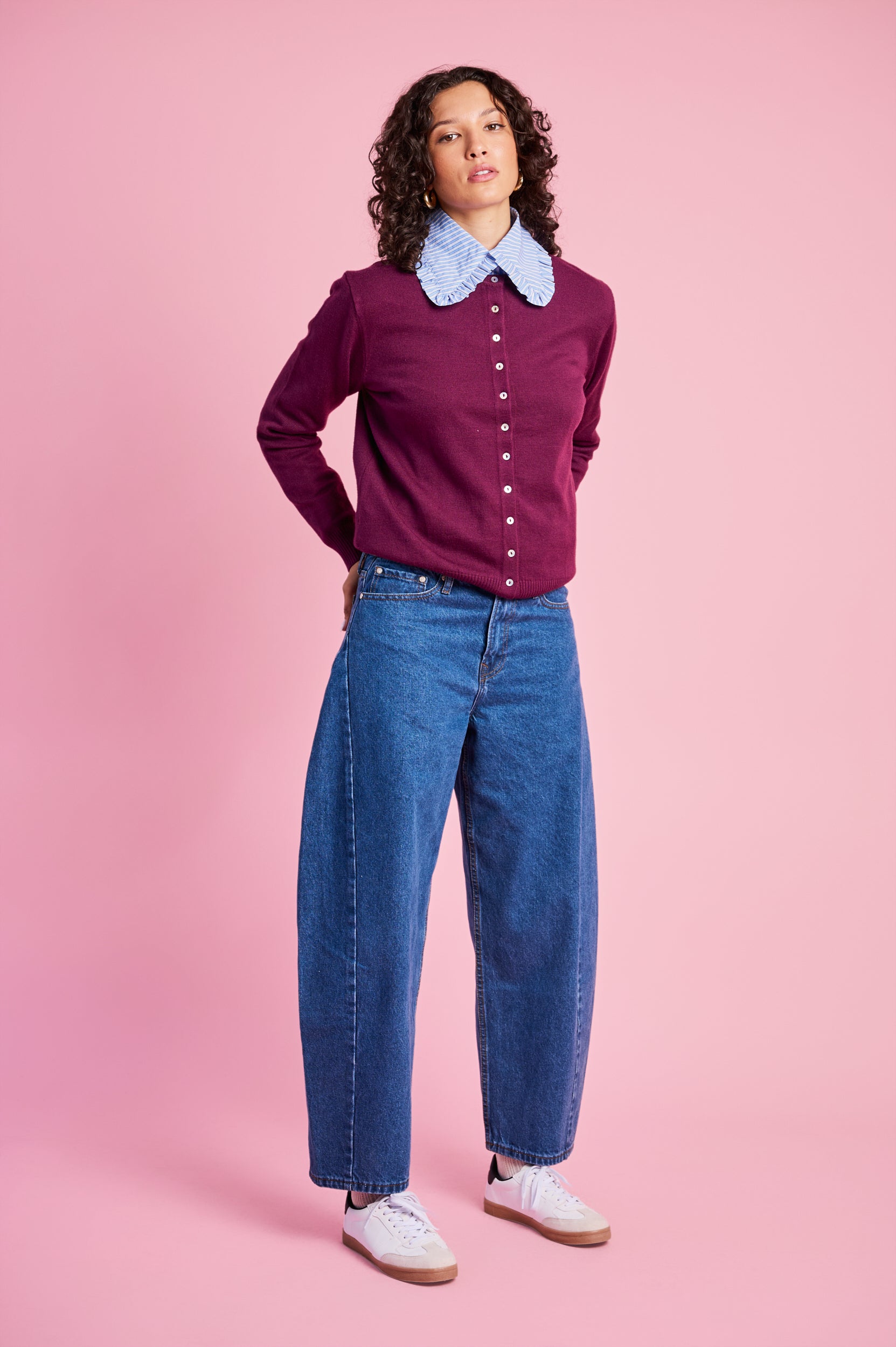 The Ultimate Barrel Leg Jeans in Medium Wash