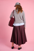 The Cut and Sew Cardigan in Grey