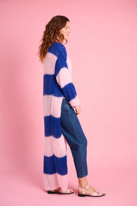 The Maxi Cardigan in Stripe