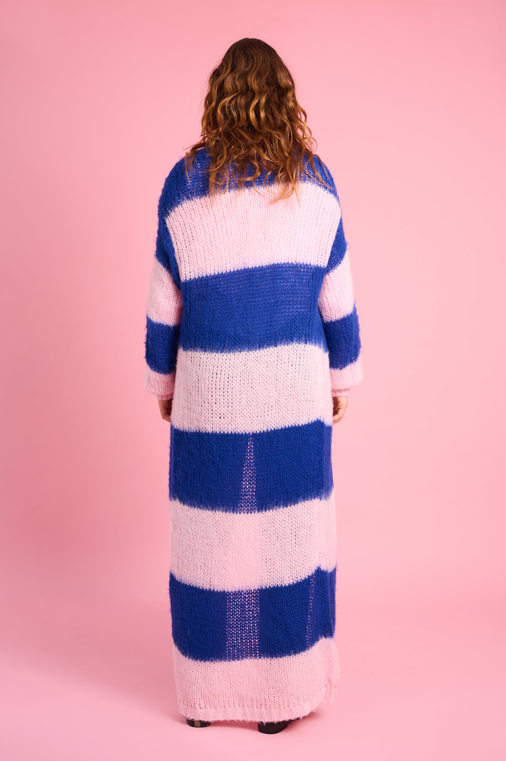 The Maxi Cardigan in Stripe