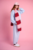 Barrel Leg Sweat Pants in Ice