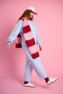Barrel Leg Sweat Pants in Ice