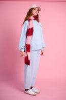 Barrel Leg Sweat Pants in Ice