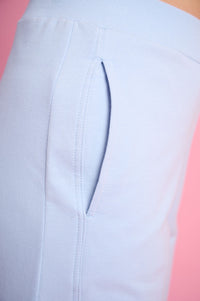 Barrel Leg Sweat Pants in Ice