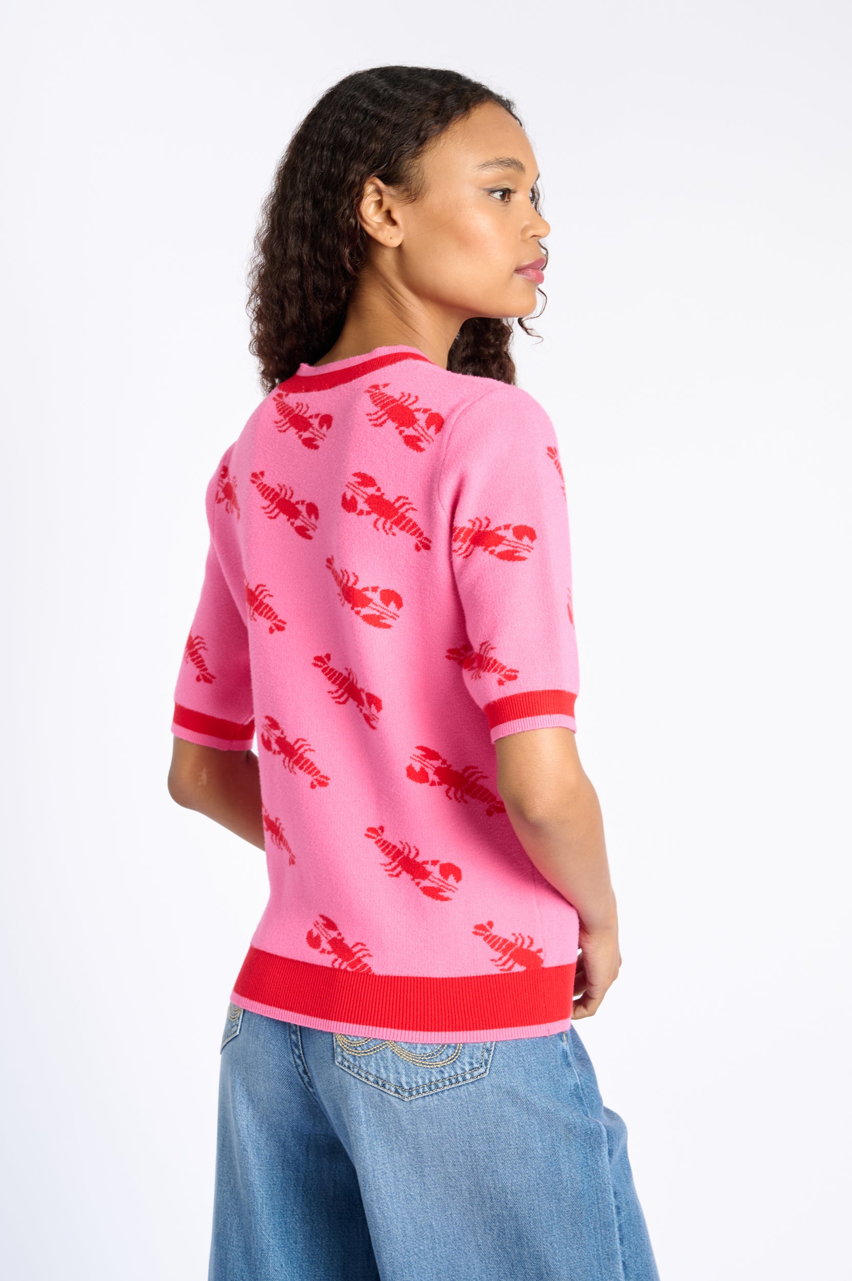 The Short Sleeve Jumper with lobster