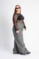The Tailored Ponti Suit Pant in Grey