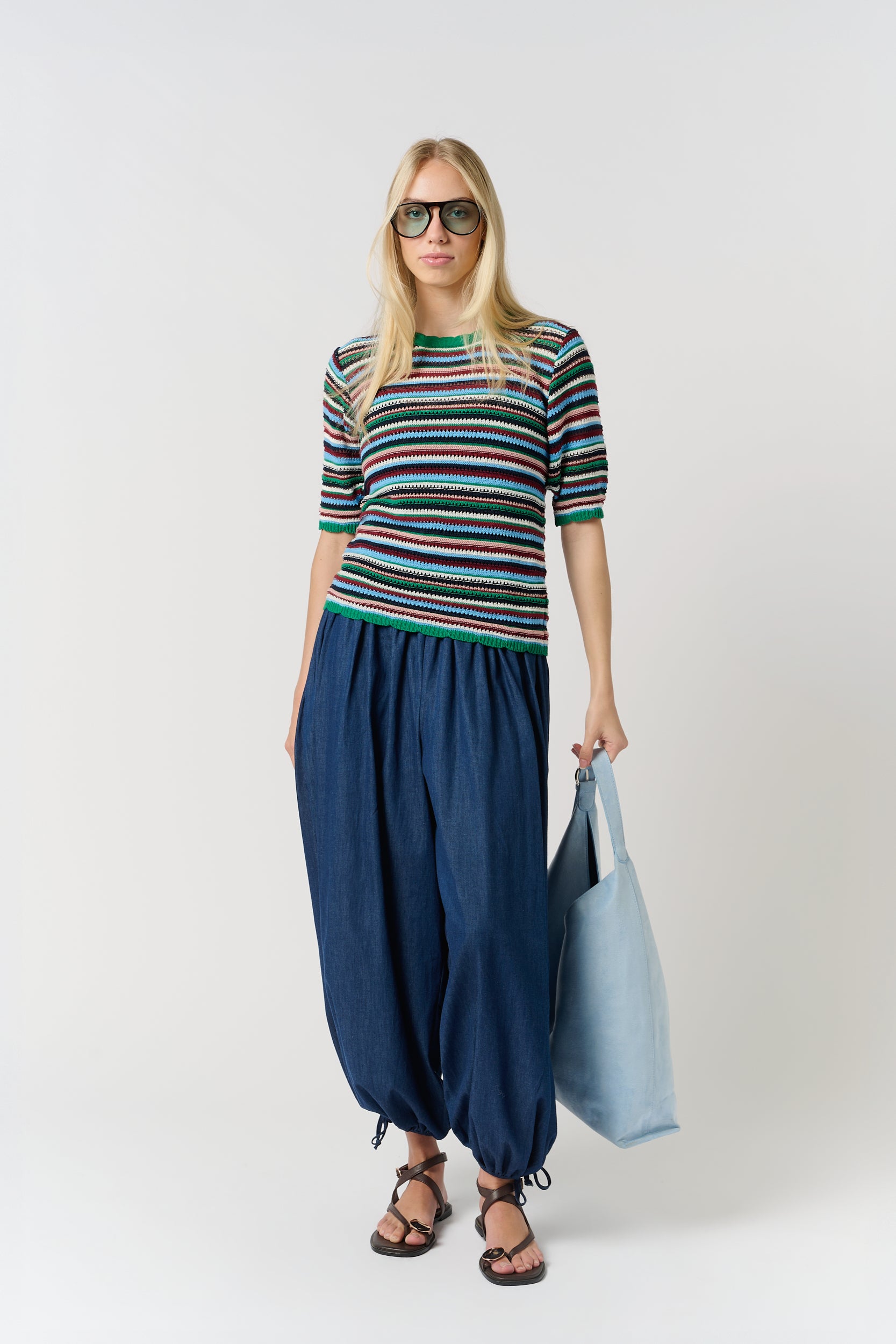 Winter Heritage Stripe Knit Top