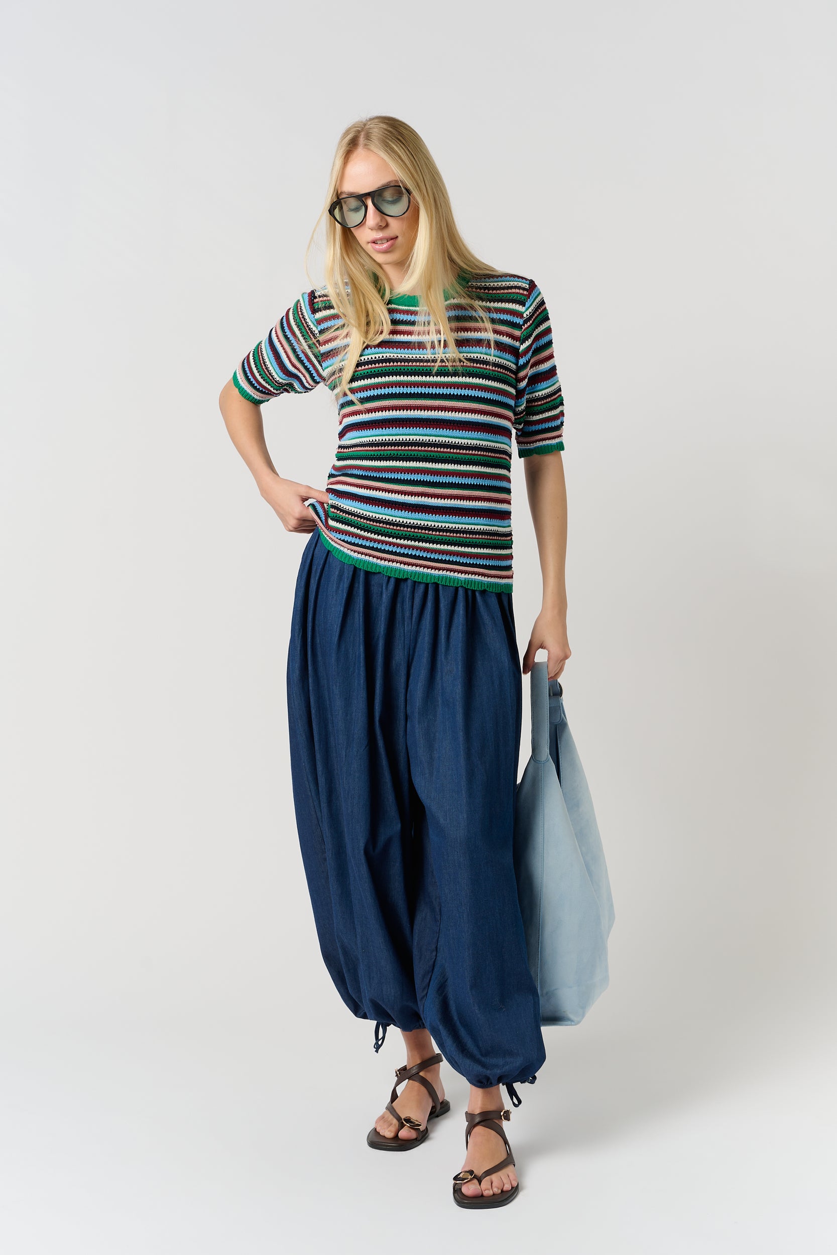 Winter Heritage Stripe Knit Top